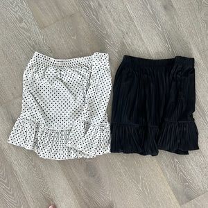 Lot of 2 medium Zara skirts, perfect!